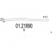 01.21890 MTS Труба выхлопного газа