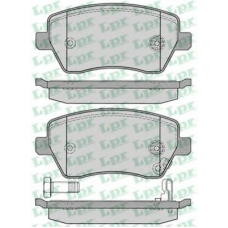 05P1229 LPR Комплект тормозных колодок, дисковый тормоз
