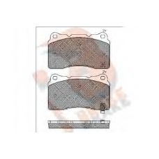 RB1585 R BRAKE Комплект тормозных колодок, дисковый тормоз