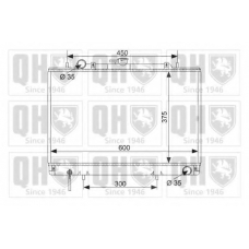 QER2439 QUINTON HAZELL Радиатор, охлаждение двигателя