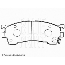 ADM54250 BLUE PRINT Комплект тормозных колодок, дисковый тормоз