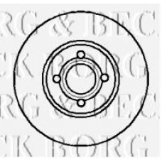 BBD4973 BORG & BECK Тормозной диск