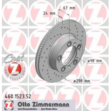 460.1523.52 ZIMMERMANN Тормозной диск