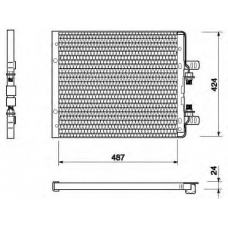 350203110000 MAGNETI MARELLI Конденсатор, кондиционер