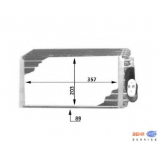 8FV 351 210-711 HELLA Испаритель, кондиционер