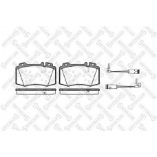 780 002B-SX STELLOX Комплект тормозных колодок, дисковый тормоз