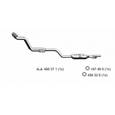 374224 ERNST Предглушитель выхлопных газов