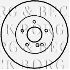 BBD4663 BORG & BECK Тормозной диск