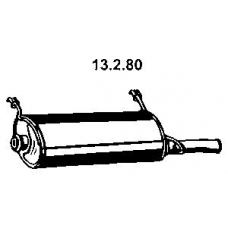 13.2.80 EBERSPACHER Глушитель выхлопных газов конечный