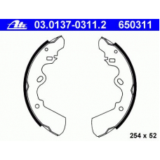03.0137-0311.2 ATE Комплект тормозных колодок