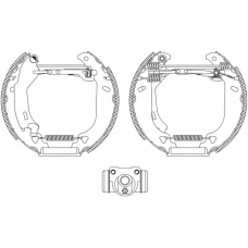 R0540 PAGID Комплект тормозных колодок