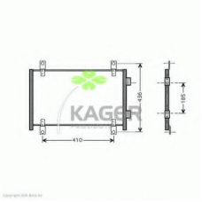 94-5160 KAGER Конденсатор, кондиционер