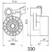 BE-330 JAPANPARTS Устройство для натяжения ремня, ремень грм