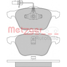 1170342 METZGER Комплект тормозных колодок, дисковый тормоз