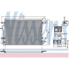 94583 NISSENS Конденсатор, кондиционер
