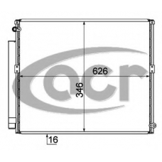 300683 ACR Конденсатор, кондиционер