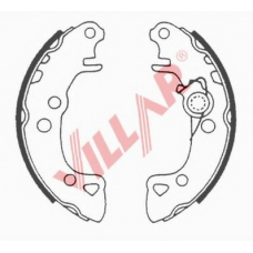629.0518 VILLAR Комплект тормозных колодок