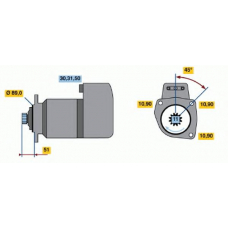 0 001 417 035 BOSCH Стартер