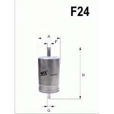 WF8227 QUINTON HAZELL Фильтр топливный