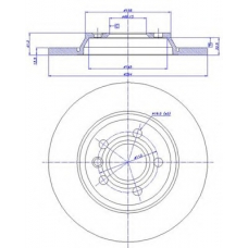 142.283 CAR Тормозной диск