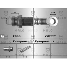 80924 Malo Тормозной шланг