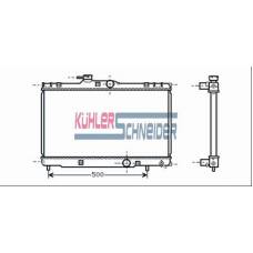 3200451 KUHLER SCHNEIDER Радиатор, охлаждение двигател