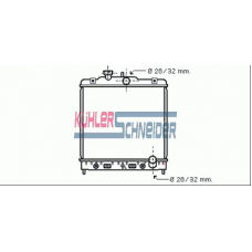 0130011 KUHLER SCHNEIDER Радиатор, охлаждение двигател