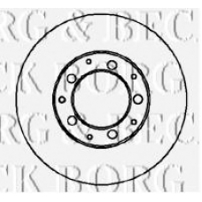 BBD5064 BORG & BECK Тормозной диск