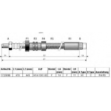 172509B BENDIX Тормозной шланг