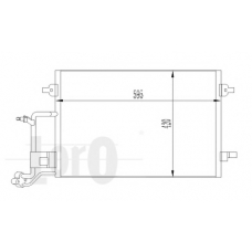 053-016-0012 LORO Конденсатор, кондиционер