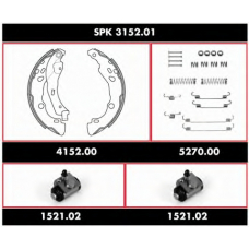 SPK 3152.01 ROADHOUSE Комплект тормозов, барабанный тормозной механизм