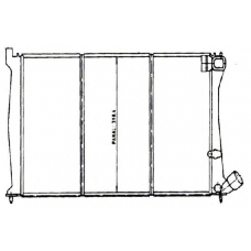 2110911 BEHR Radiator