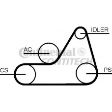 6PK1042T1 CONTITECH Поликлиновой ременный комплект