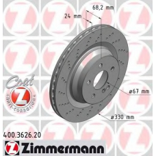 400.3626.20 ZIMMERMANN Тормозной диск