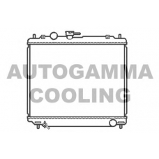 102872 AUTOGAMMA Радиатор, охлаждение двигателя
