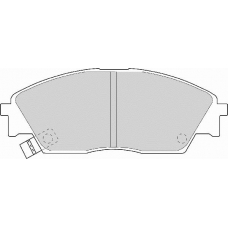 FD6526A NECTO Комплект тормозных колодок, дисковый тормоз