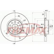 BD-5618-50 FREMAX Тормозной диск