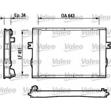 816649 VALEO Радиатор, охлаждение двигателя