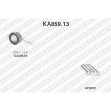 KA859.13 SNR Поликлиновой ременный комплект