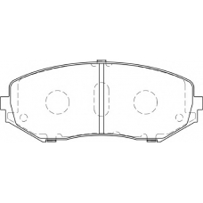 DBP364060 DURON Комплект тормозных колодок, дисковый тормоз