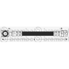 T 06 027 BREMBO Тормозной шланг