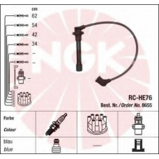 8655 NGK Провода высоковольтные, комплект