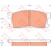 GDB7559 TRW Комплект тормозных колодок, дисковый тормоз