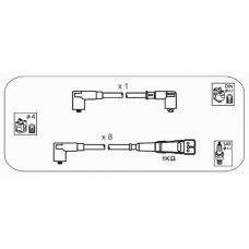M6 JANMOR Комплект проводов зажигания