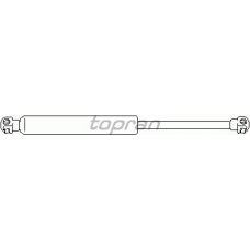 500 772 TOPRAN Газовая пружина, капот