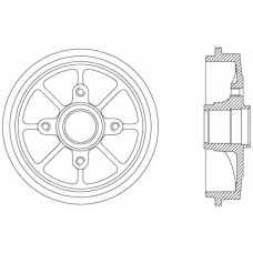 BAD9029.30 OPEN PARTS Тормозной барабан