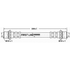 FBH6858 FIRST LINE Тормозной шланг