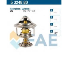 5324880 FAE Термостат, охлаждающая жидкость