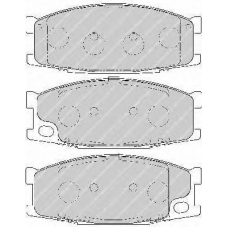 FVR1701 FERODO Комплект тормозных колодок, дисковый тормоз