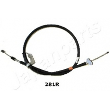 BC-281R JAPANPARTS Трос, стояночная тормозная система